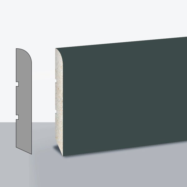 8 CM ANTRASİT PVC KAPLI SÜPÜRGELİK